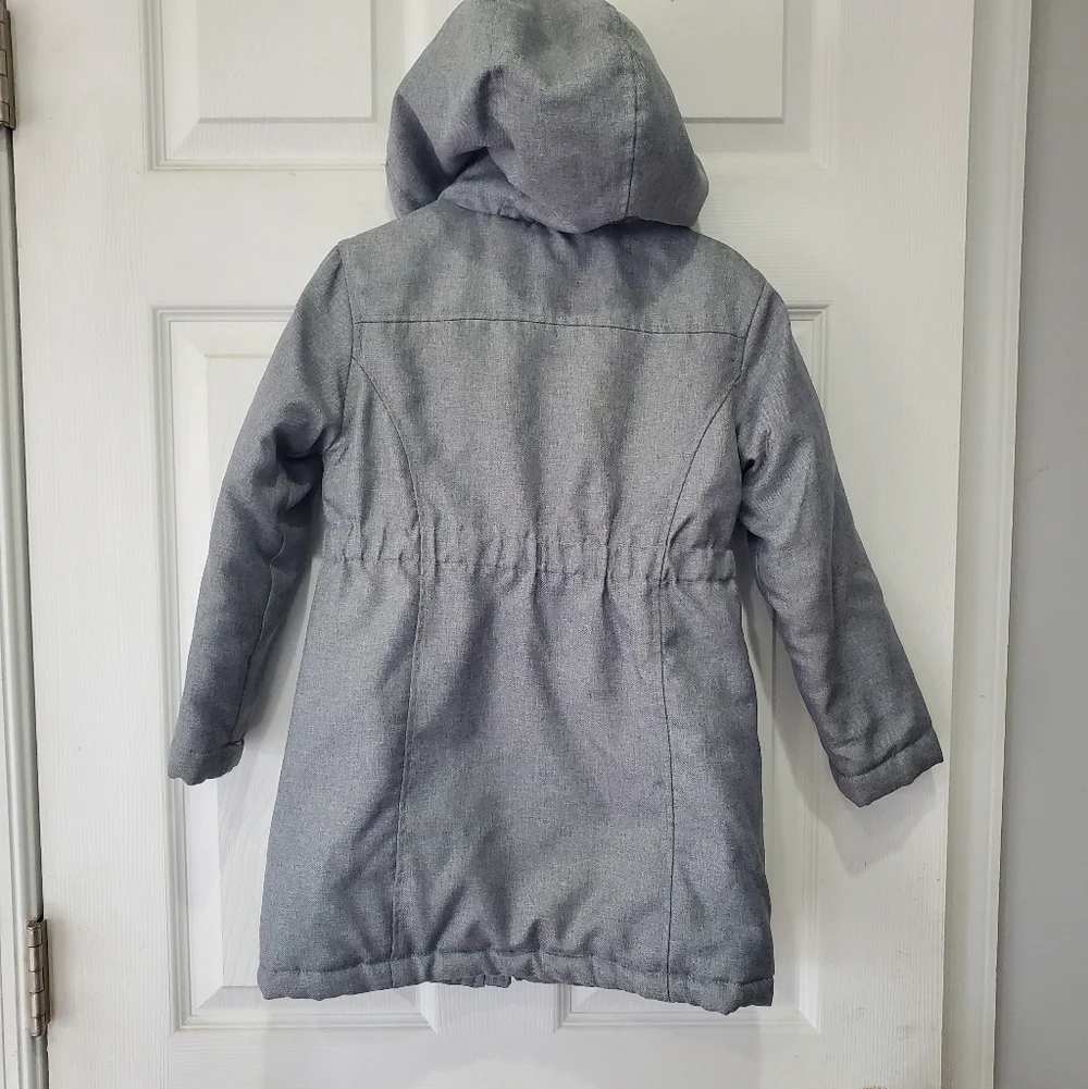 Cat & Jack Jacket Girls Size XS 4/5 Gray Pink
